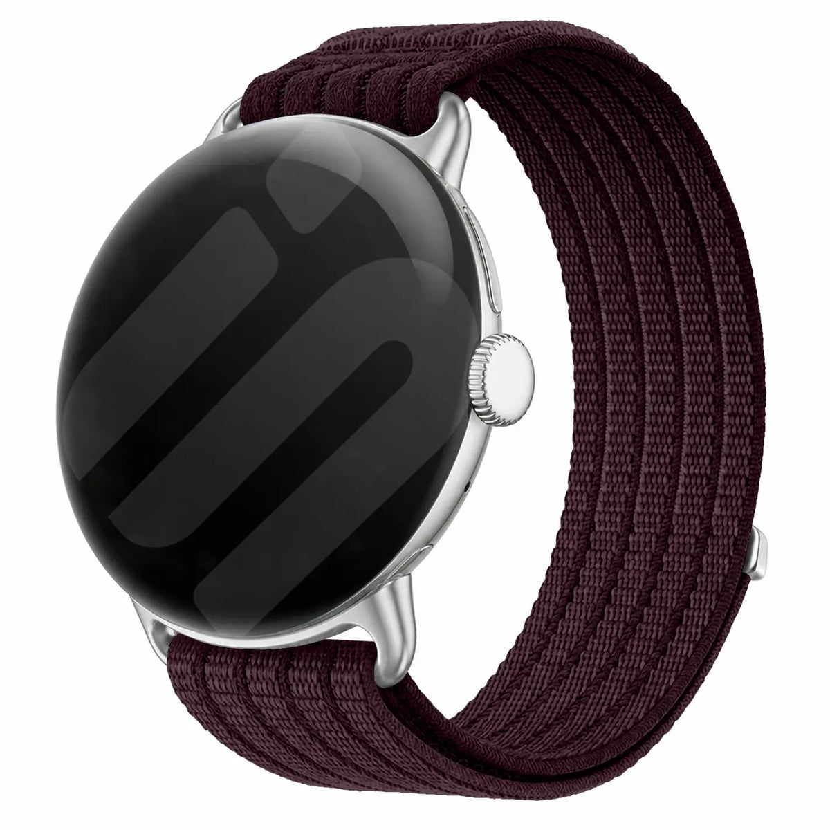Google Pixel Watch 5 - 41mm Ultradünnes Nylonband (Plum)