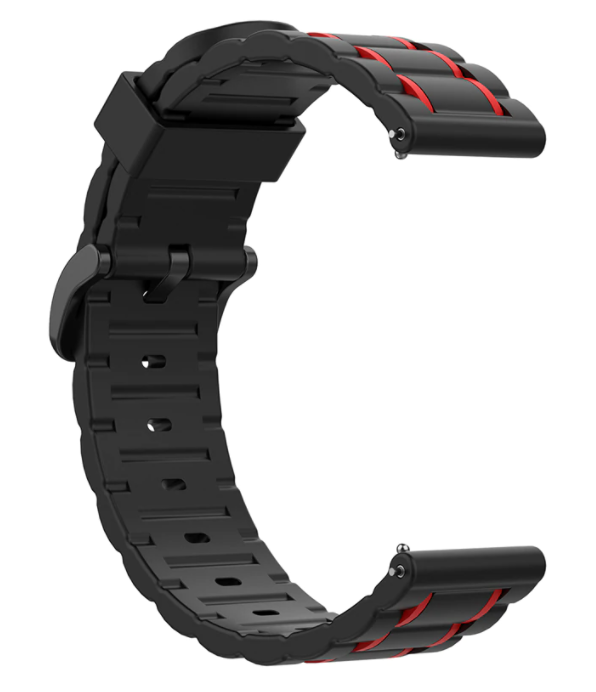 Coros Apex 42mm Schnalle Sportarmband (Schwarz/Rot)