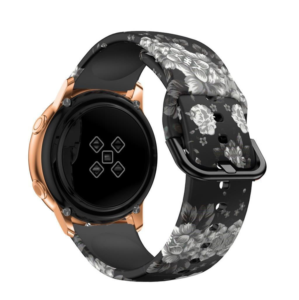 Grey Flower Amazfit GTR Mini Strap