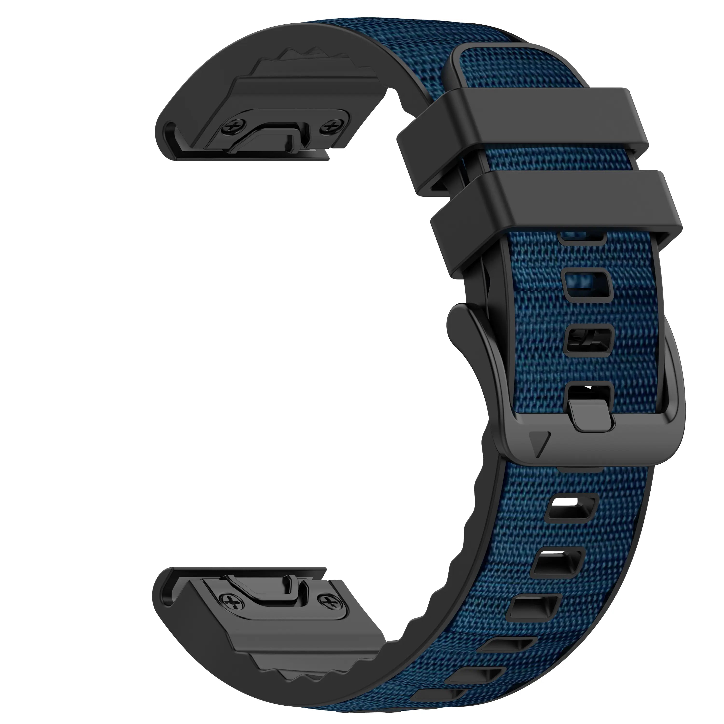Garmin Approach S62 Hybrid Nylon Strap (Dark Blue)