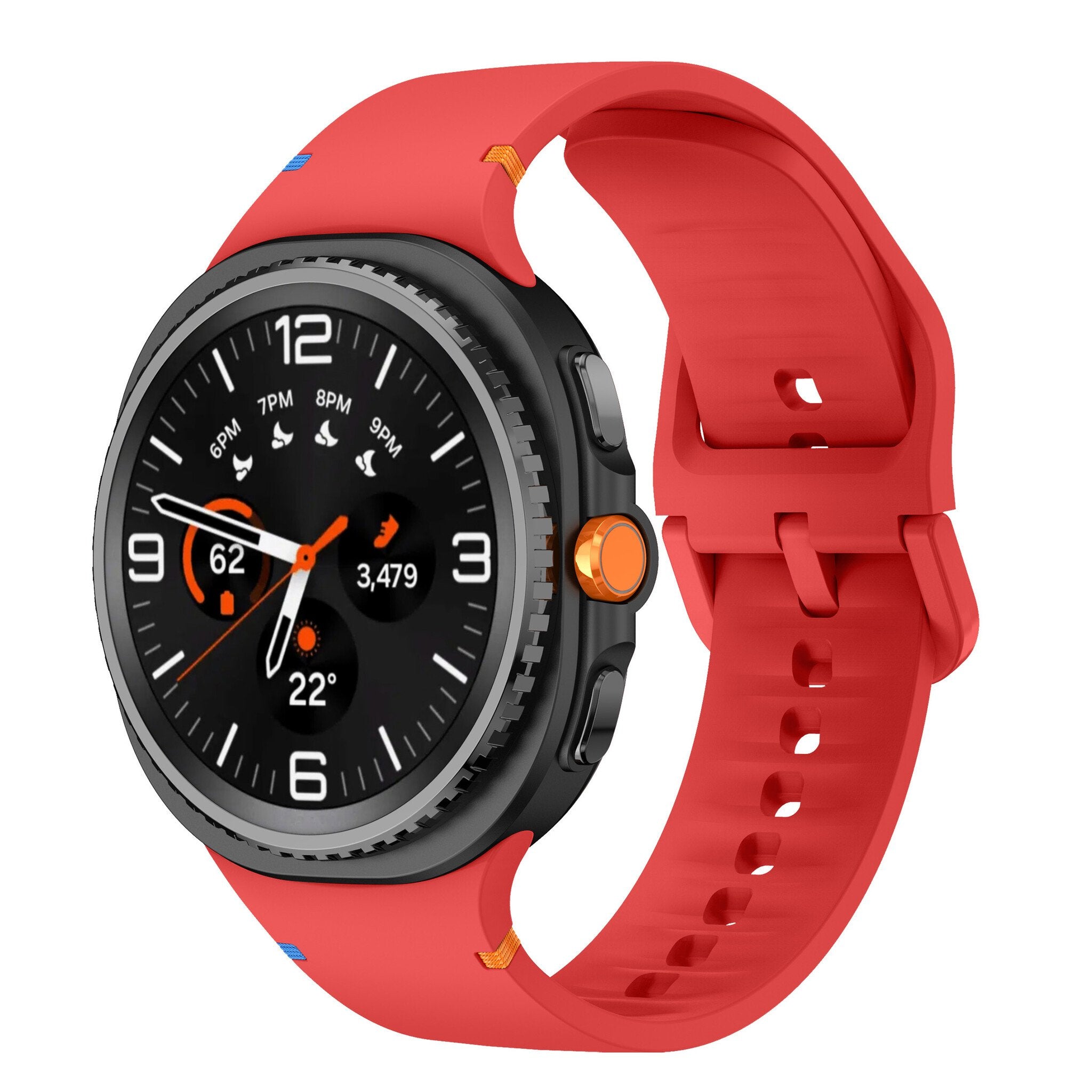 Samsung Galaxy Watch 8 - 40 mm Silikonarmband (rot)