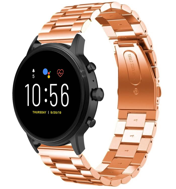 Fossil Gen 4 Explorist (HR) Steel Strap (Rose Gold)