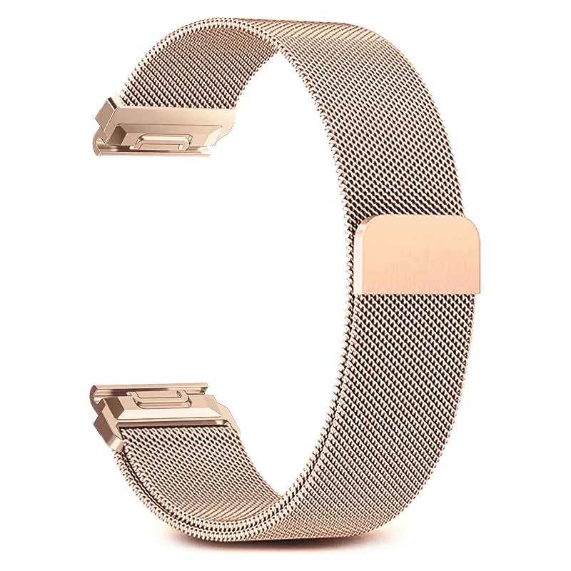 Garmin Fenix 9 - 43mm Premium Milanese Armband (Roségold)
