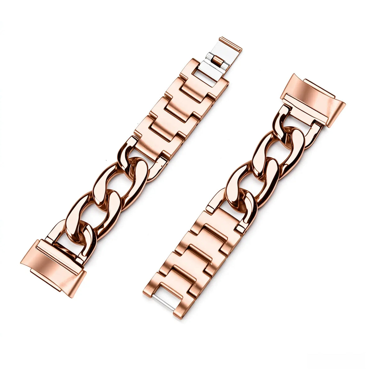 Fitbit Charge 6 Stahl Kettenarmband (Roségold)