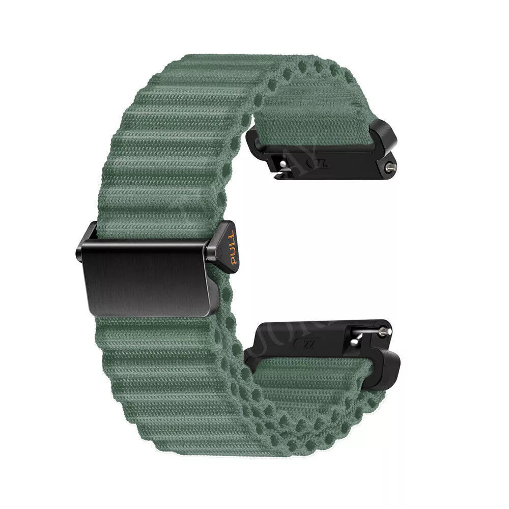 Amazfit Bip 6 Outdoor Nylonarmband (Dunkelgrün)