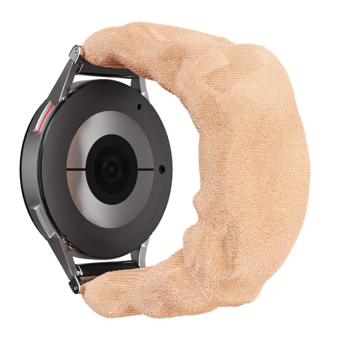 Garmin Forerunner 255s Scrunchie Armband (Beige-Orange)