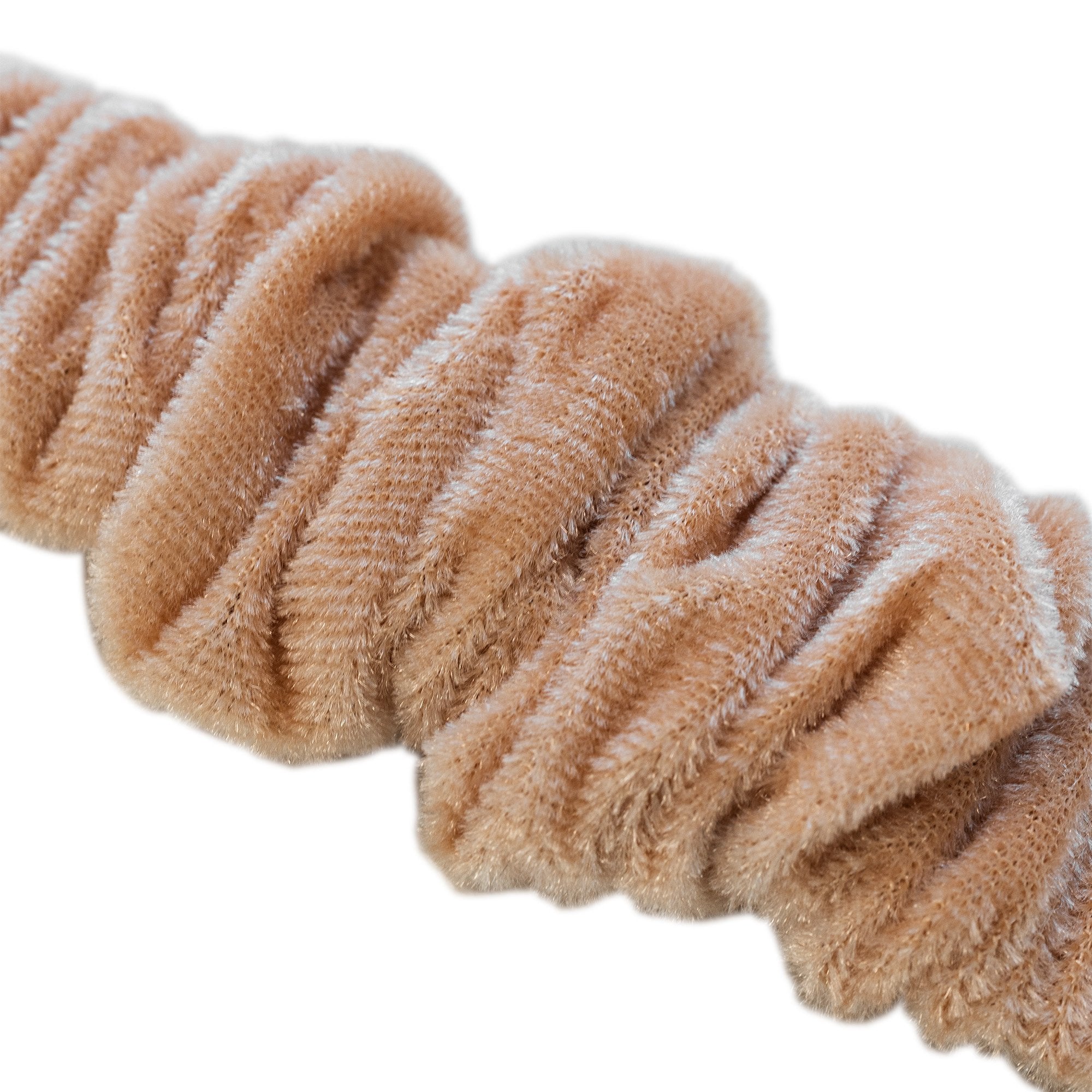 Garmin Forerunner 255s Scrunchie Strap (Beige-Orange)