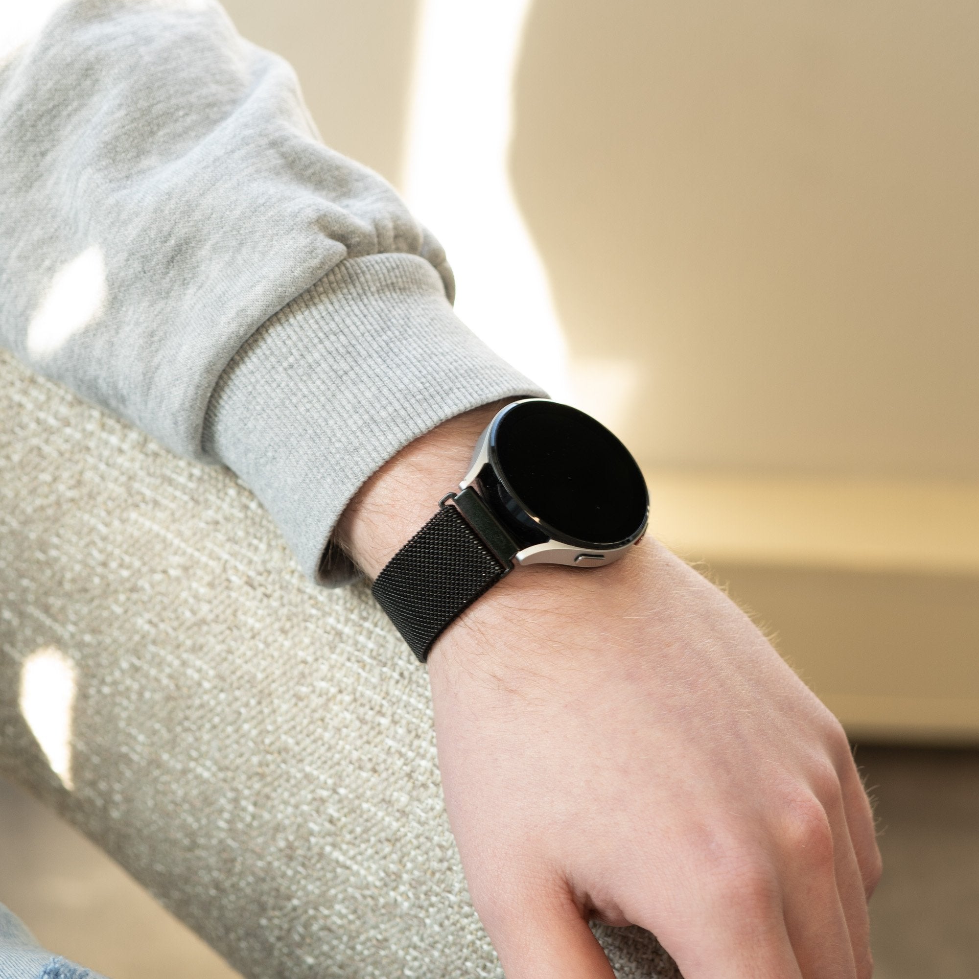 Samsung Galaxy Watch 4 Classic 46mm Milanese-Armband (Schwarz)