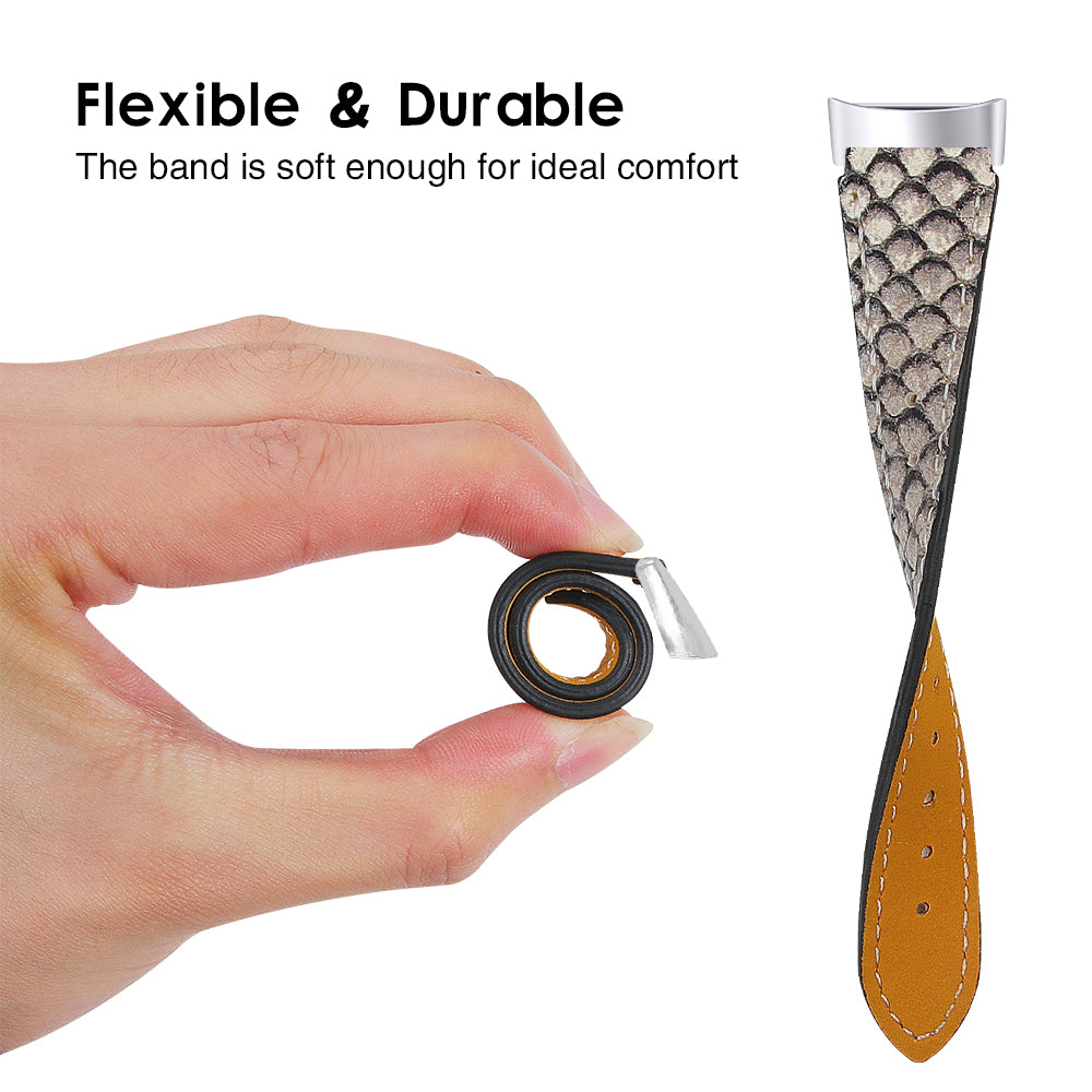 Fitbit Charge 5 Modern Lederarmband (Snake)