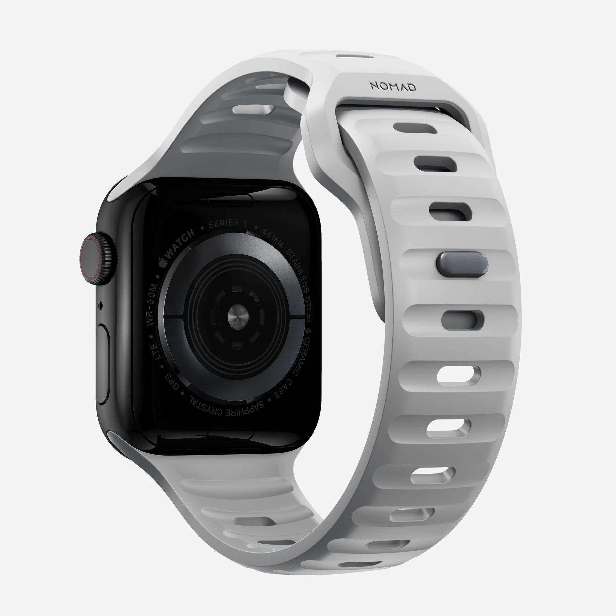 Nomad Sport Apple Watch Silikonarmband (Lunar Gray)