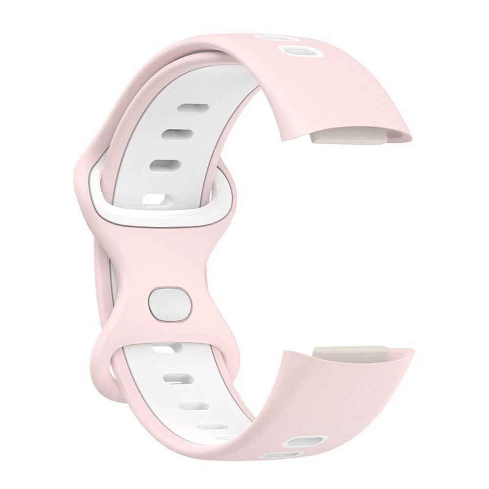 Fitbit Charge 5 Sportarmband (Rosa/Weiß)