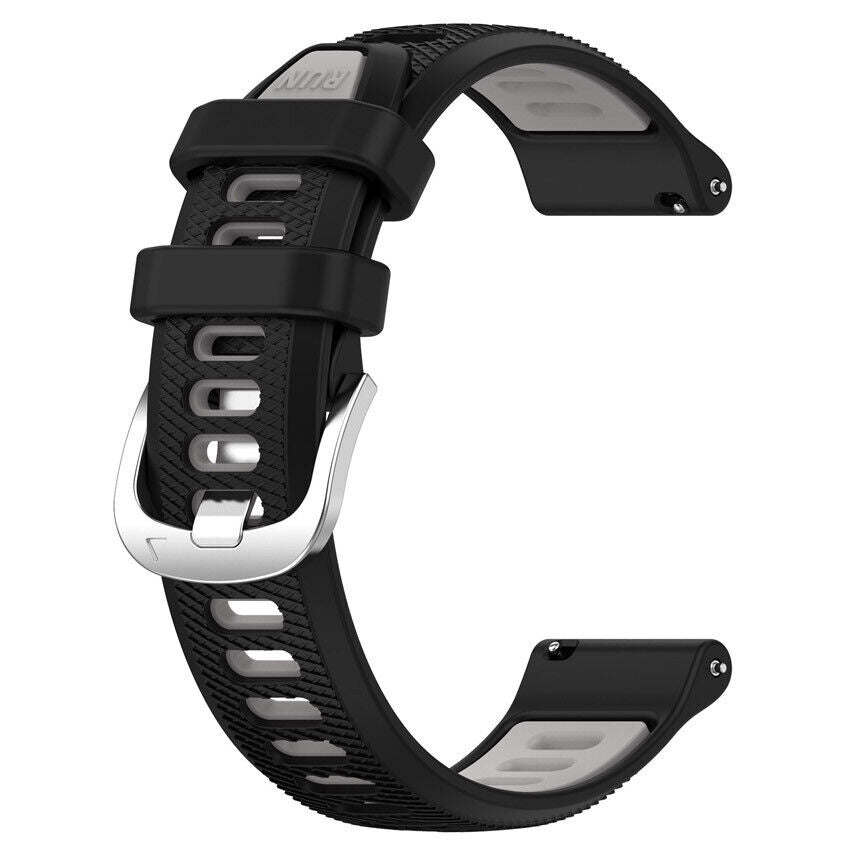 Garmin Forerunner 645 Sport Buckle Strap (Black/Grey)