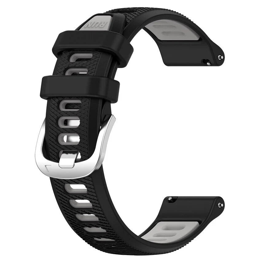 Garmin Vivoactive 6 Schnalle Sport Amrband (Schwarz/Grau)
