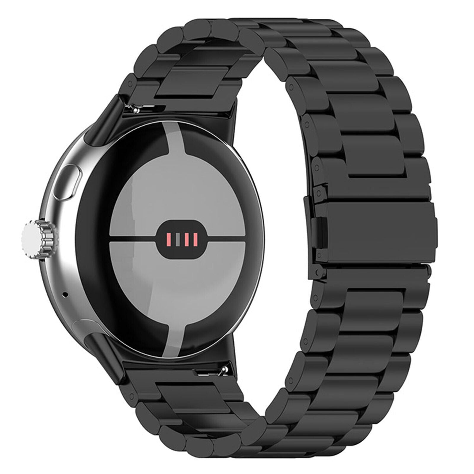 Google Pixel Watch 4 - 45mm Stahlarmband (Schwarz)