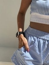 xoxo Wildhearts Apple Watch Stahlarmband (Schwarz)