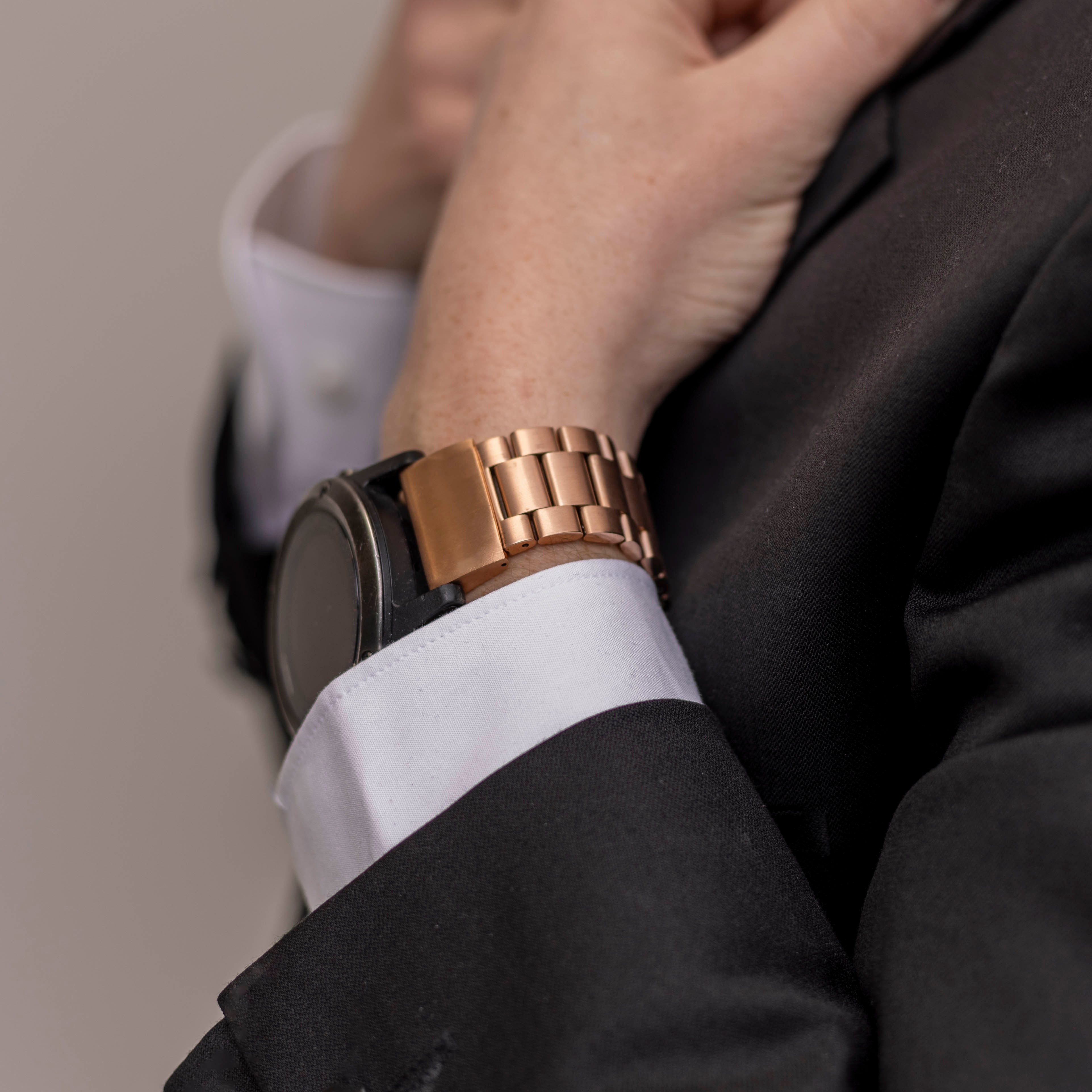 Garmin Fenix 7x Stahlband ( Roségold )