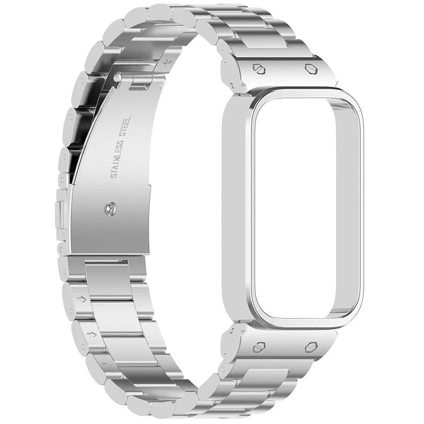 Xiaomi Smart Band 9 Active Stahlarmband (Silber)