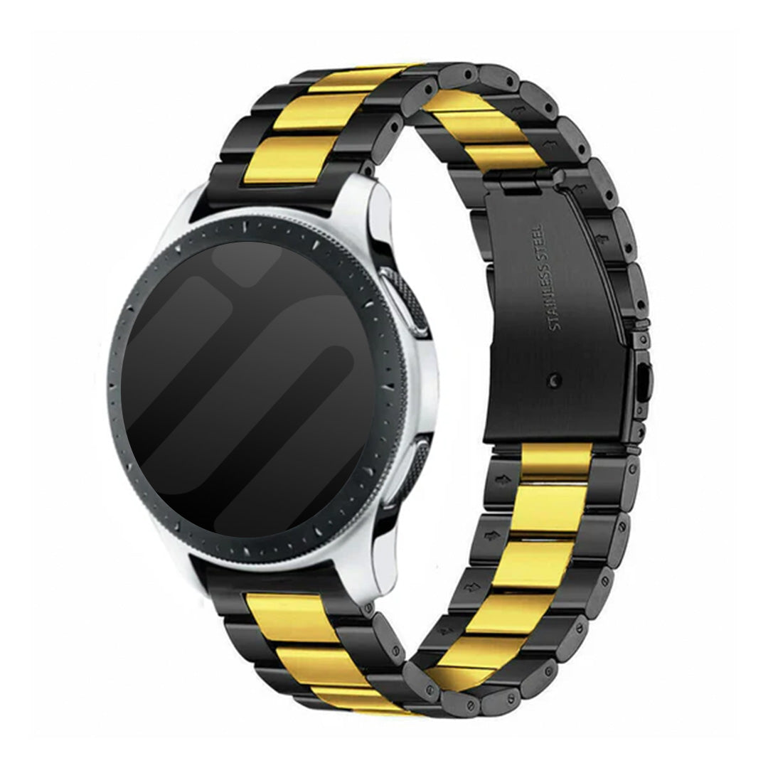 Amazfit GTR Mini Stahlarmband (Schwarz/Gold)