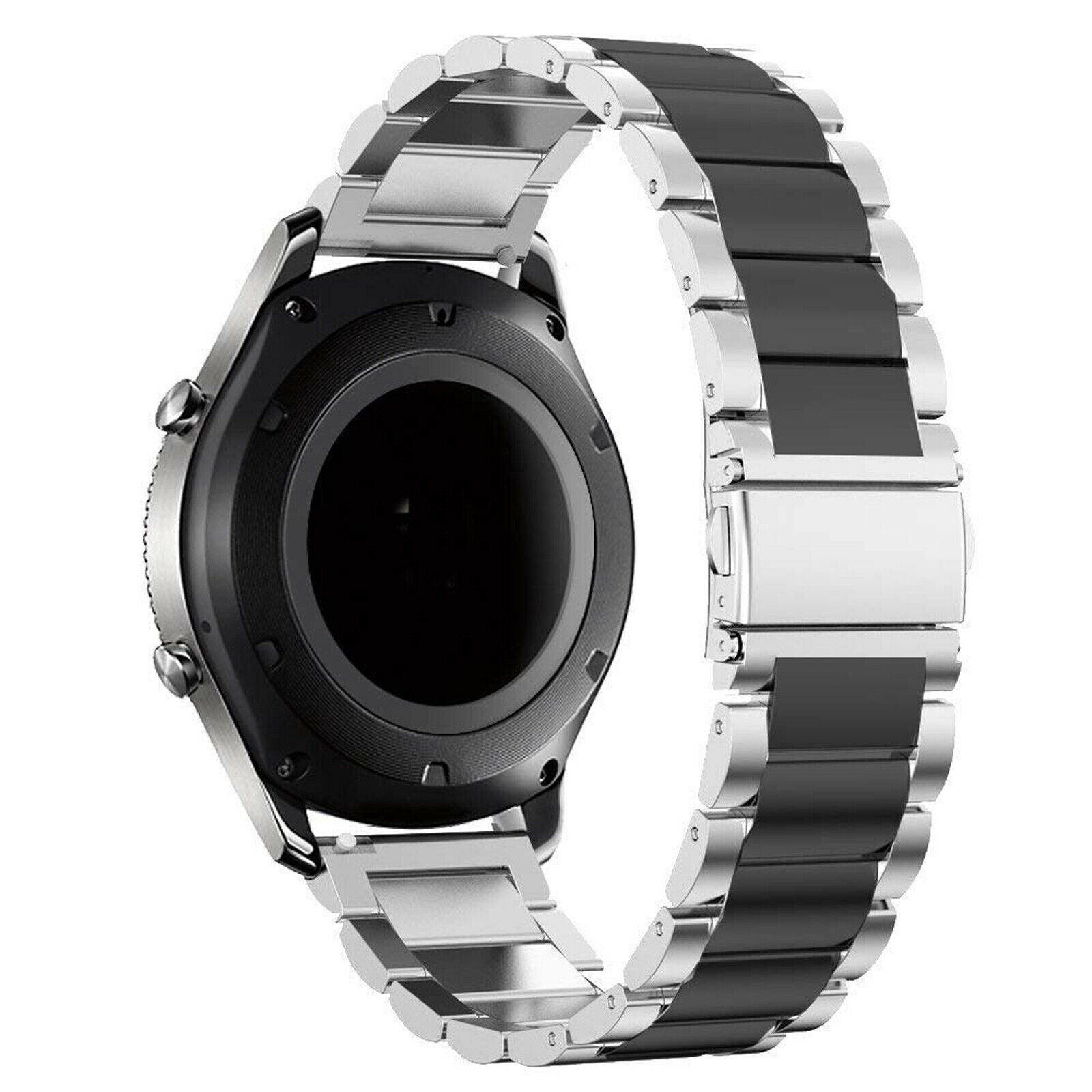 Garmin Venu 3s Stahlarmband (Silber/Schwarz)