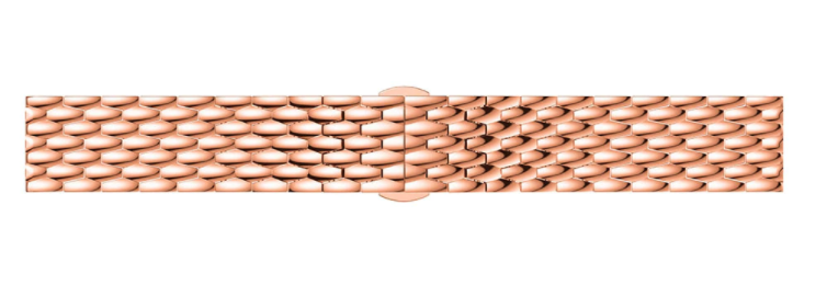 Coros Pace 2 Steel Dragon Strap (Rose Gold)