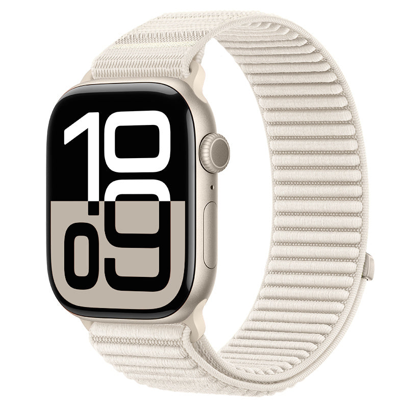 Strap-it Apple Watch Wave Nylonarmband (Polarstern)
