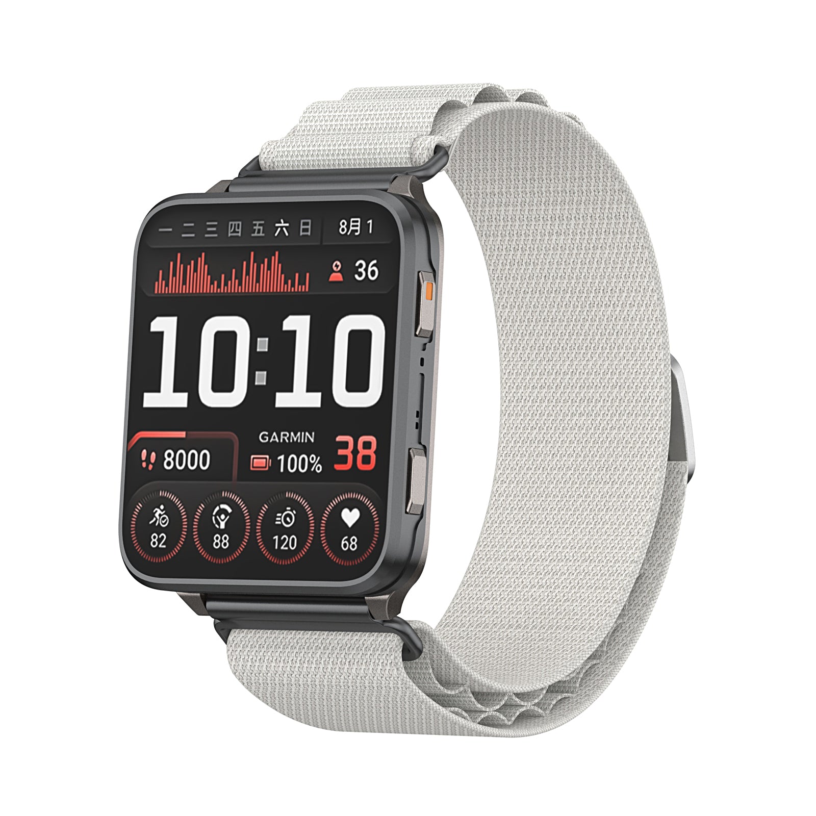 Coros Nomad Alpine Nylonarmband (Polarstern)