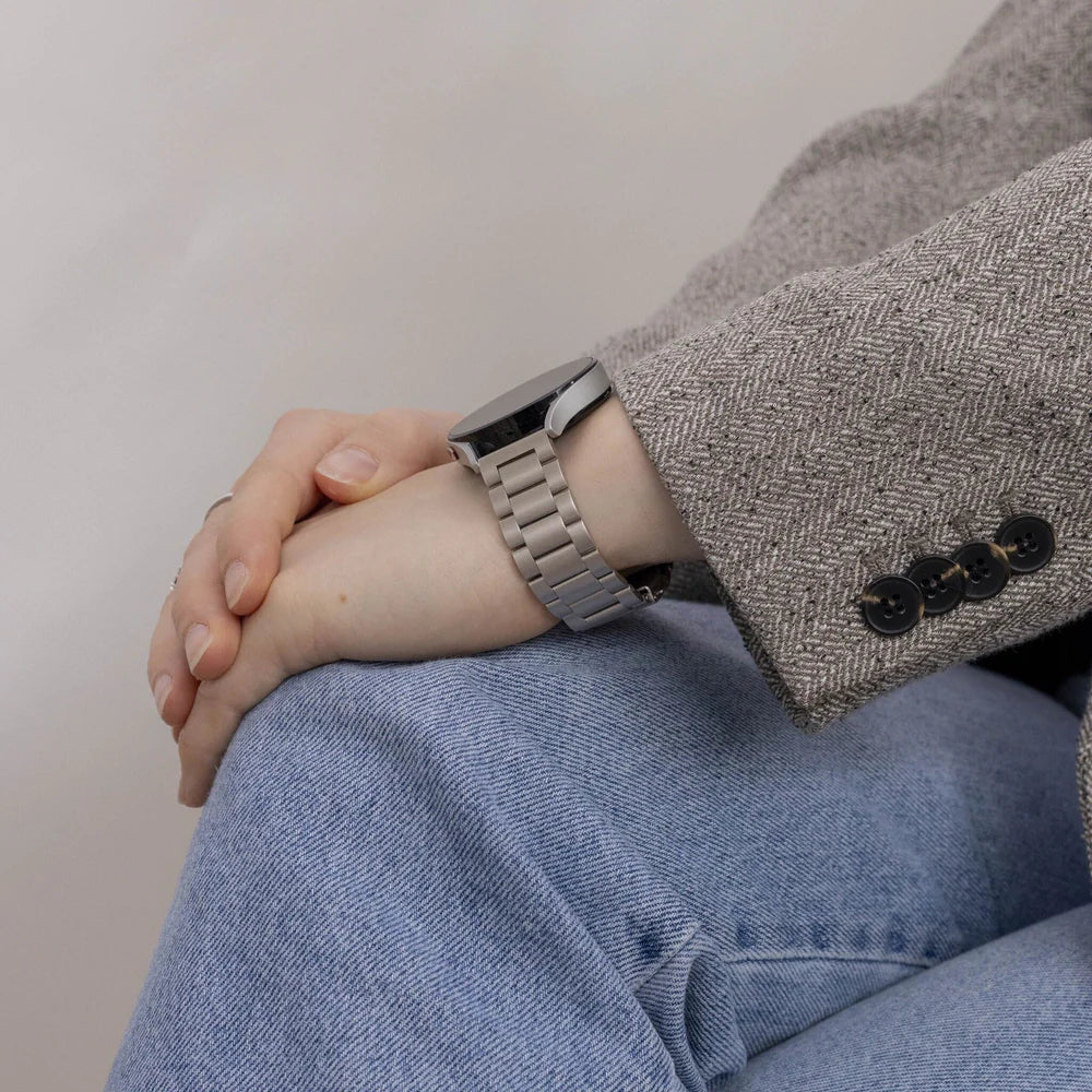 Withings ScanWatch Nova Stahlarmband (Polarstern)