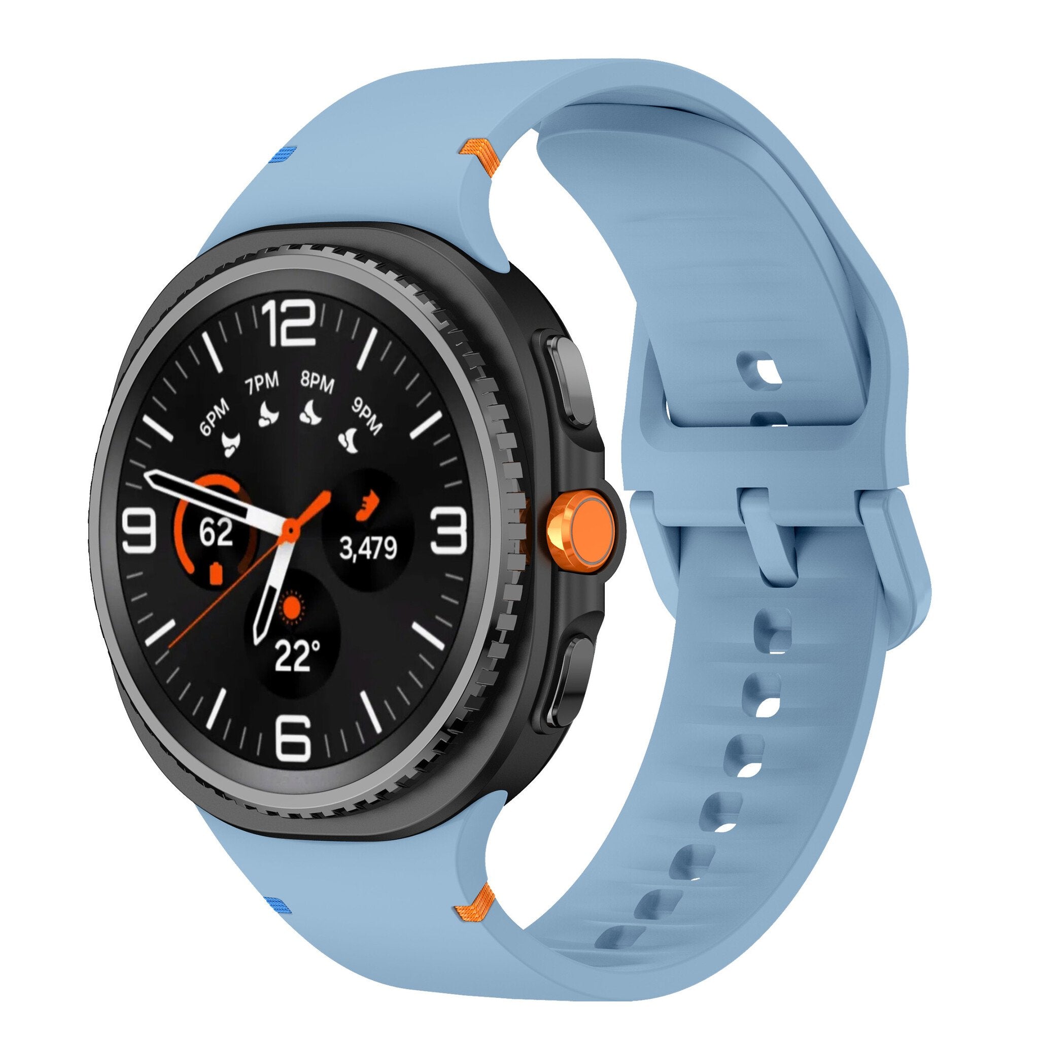 Samsung Galaxy Watch 8 - 40mm Silicone Strap (Blue)