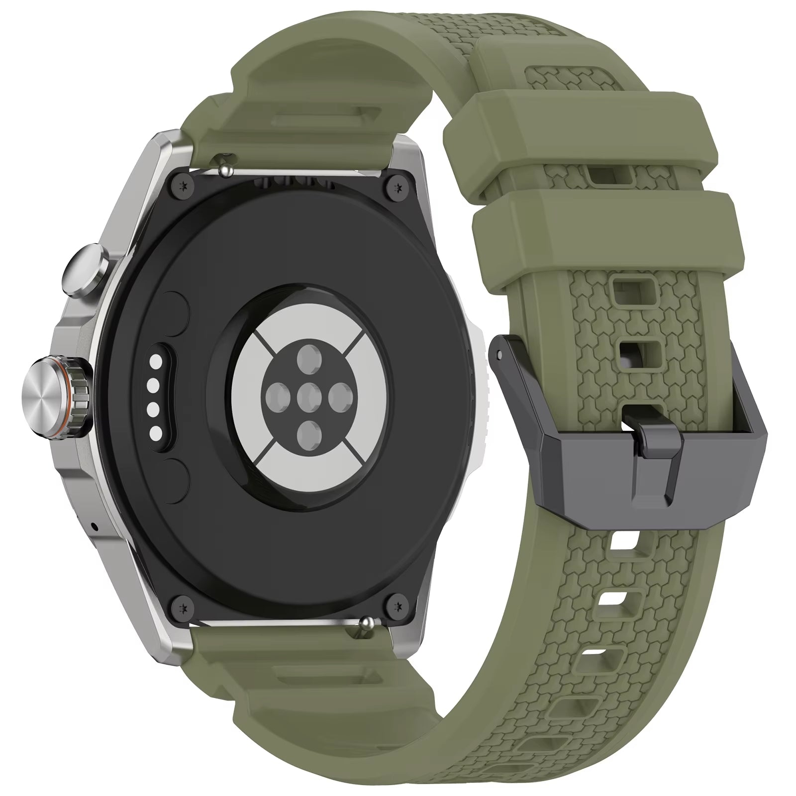 TicWatch Pro 5 Enduro Silikonarmband (Armee Grün)