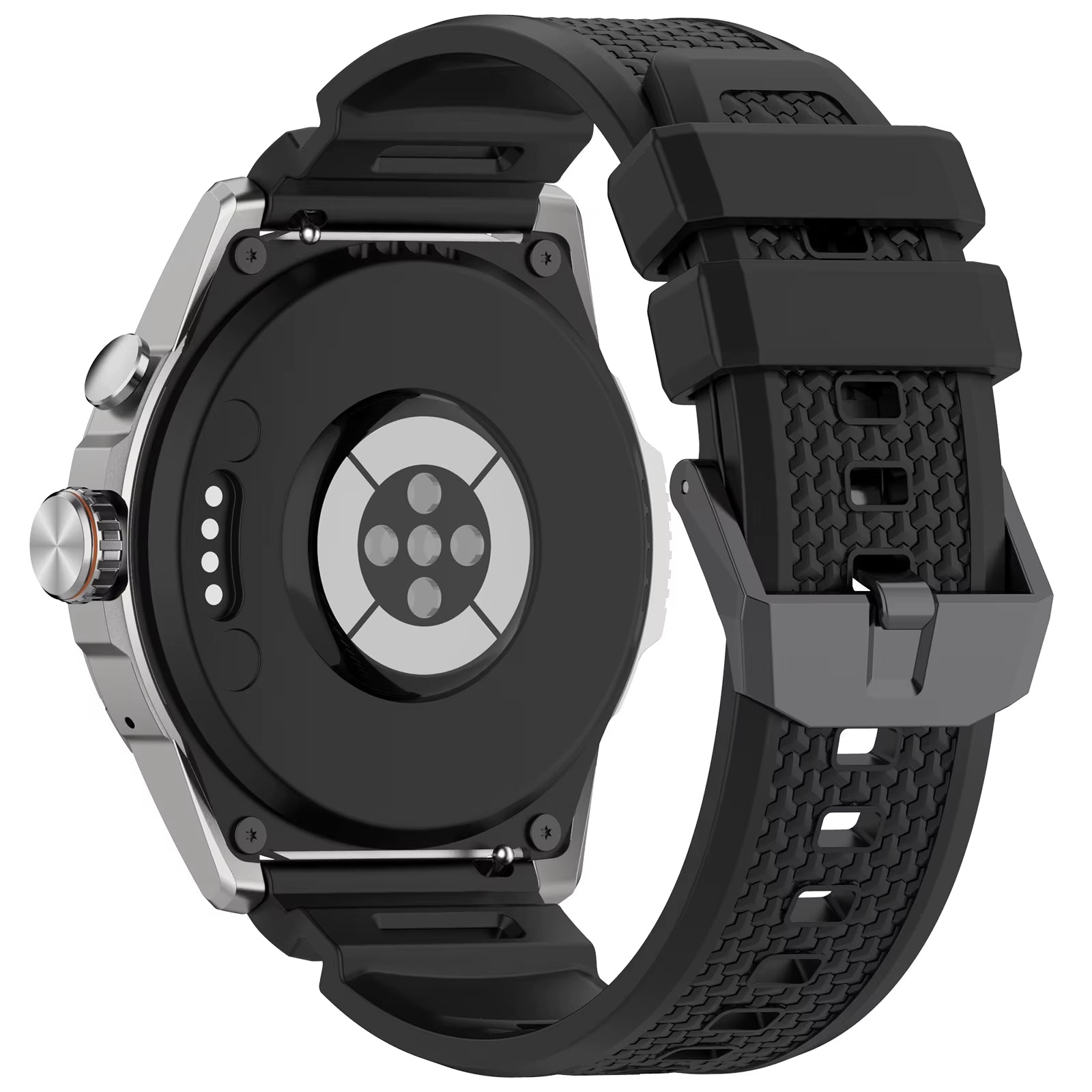 TicWatch Pro 5 Enduro Silikonarmband (Schwarz)