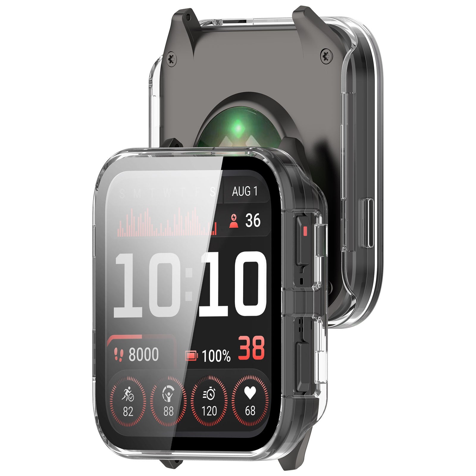 Garmin Venu X1 Hartschalenetui mit Glass (Transparant)