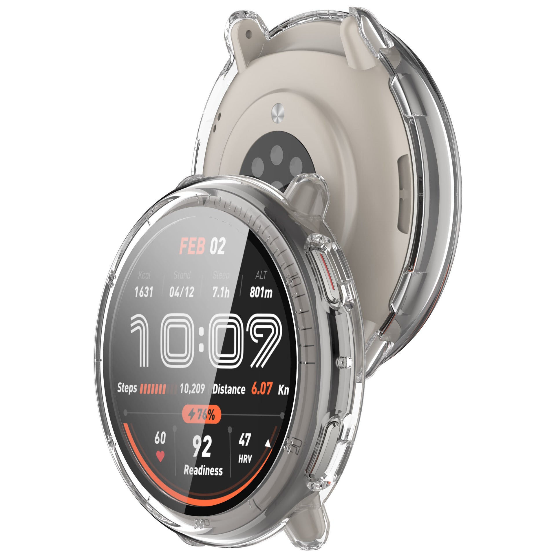 Amazfit Active 2 Hartschale mit Glass (Transparent)