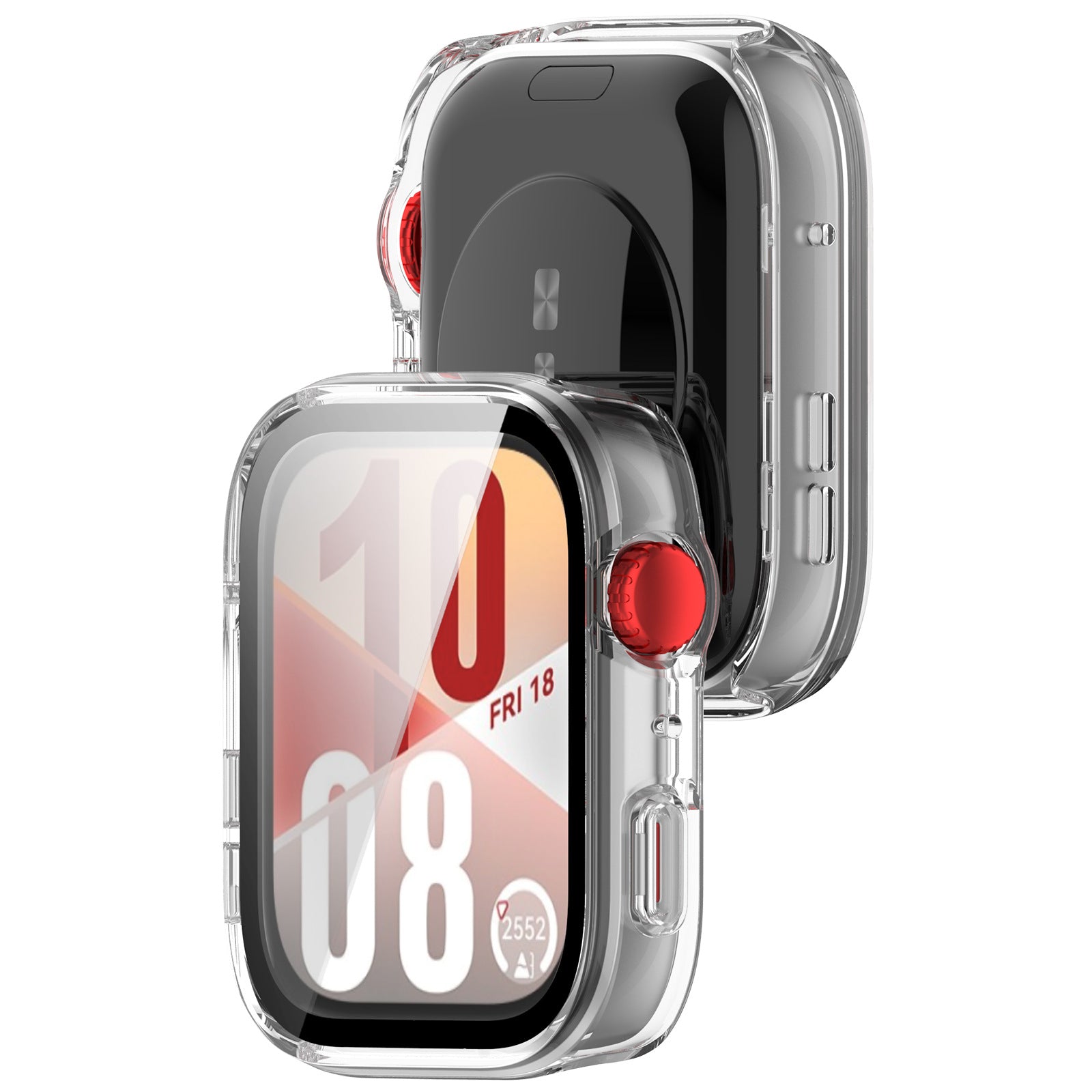 Huawei Watch Fit 4 Hard Case mit Glas (Transparent)
