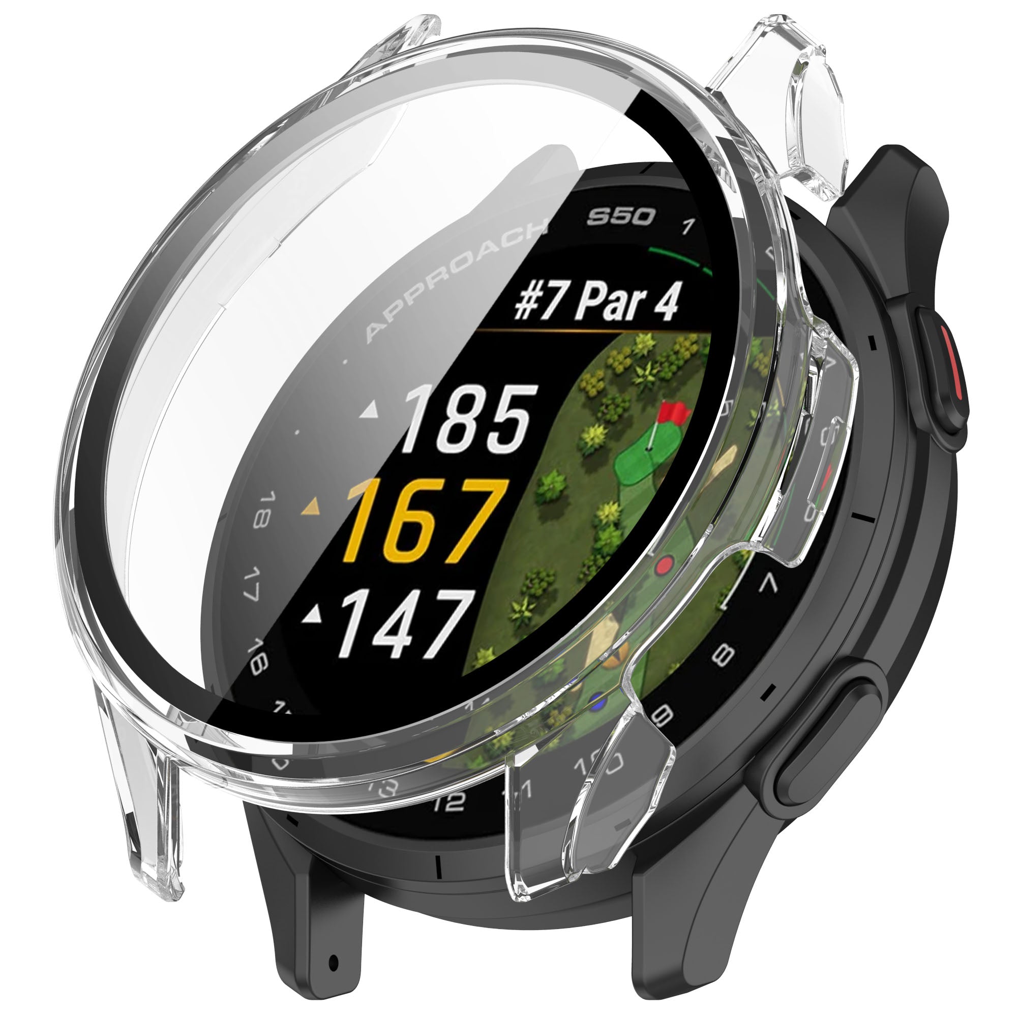 Garmin Approach S60 PC-Hülle mit Glas (Schwarz)