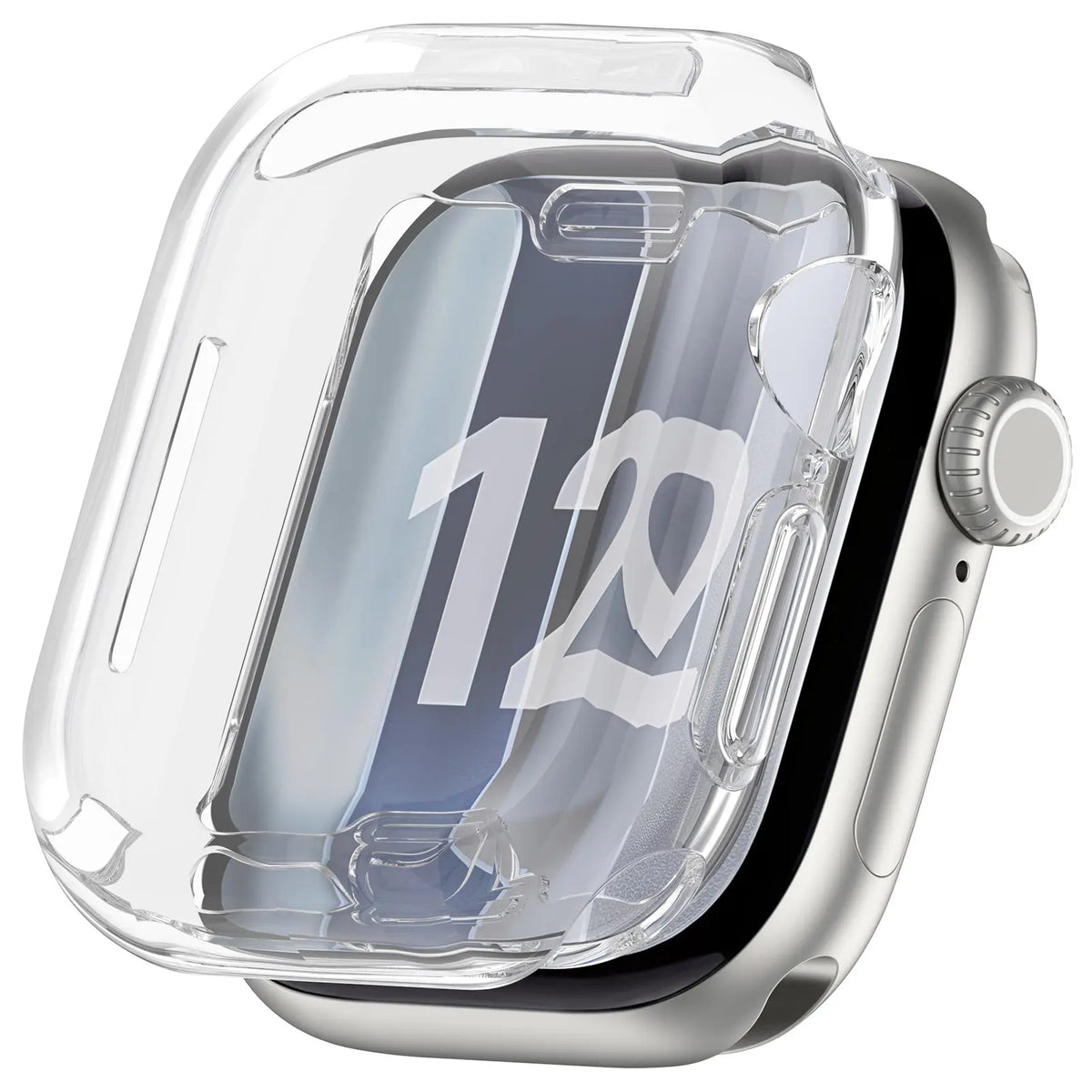 Apple Watch 12 - 42mm TPU Hülle Rundumschutz (Transparent)