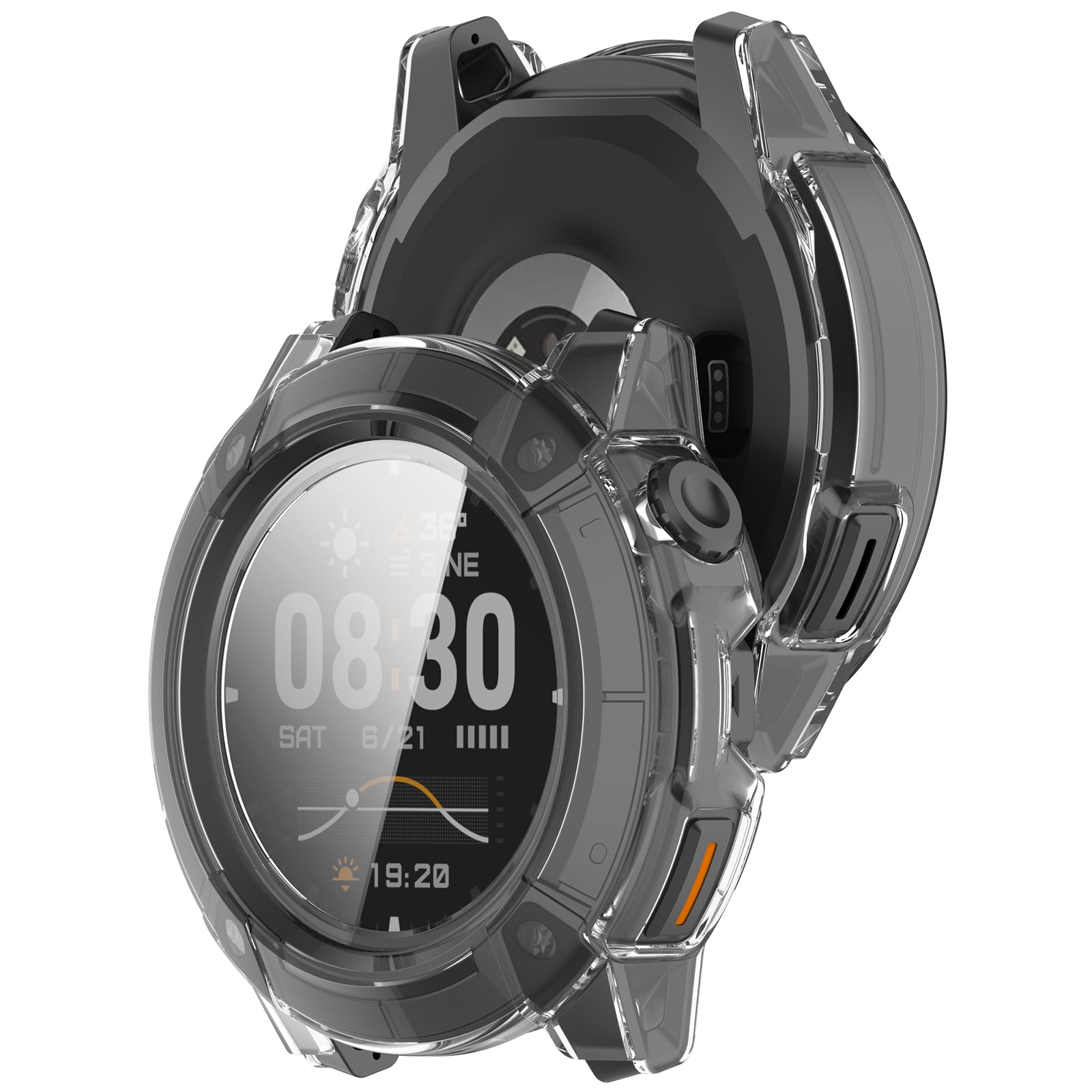 Coros Nomad Hardcase mit Glas (Transparent)