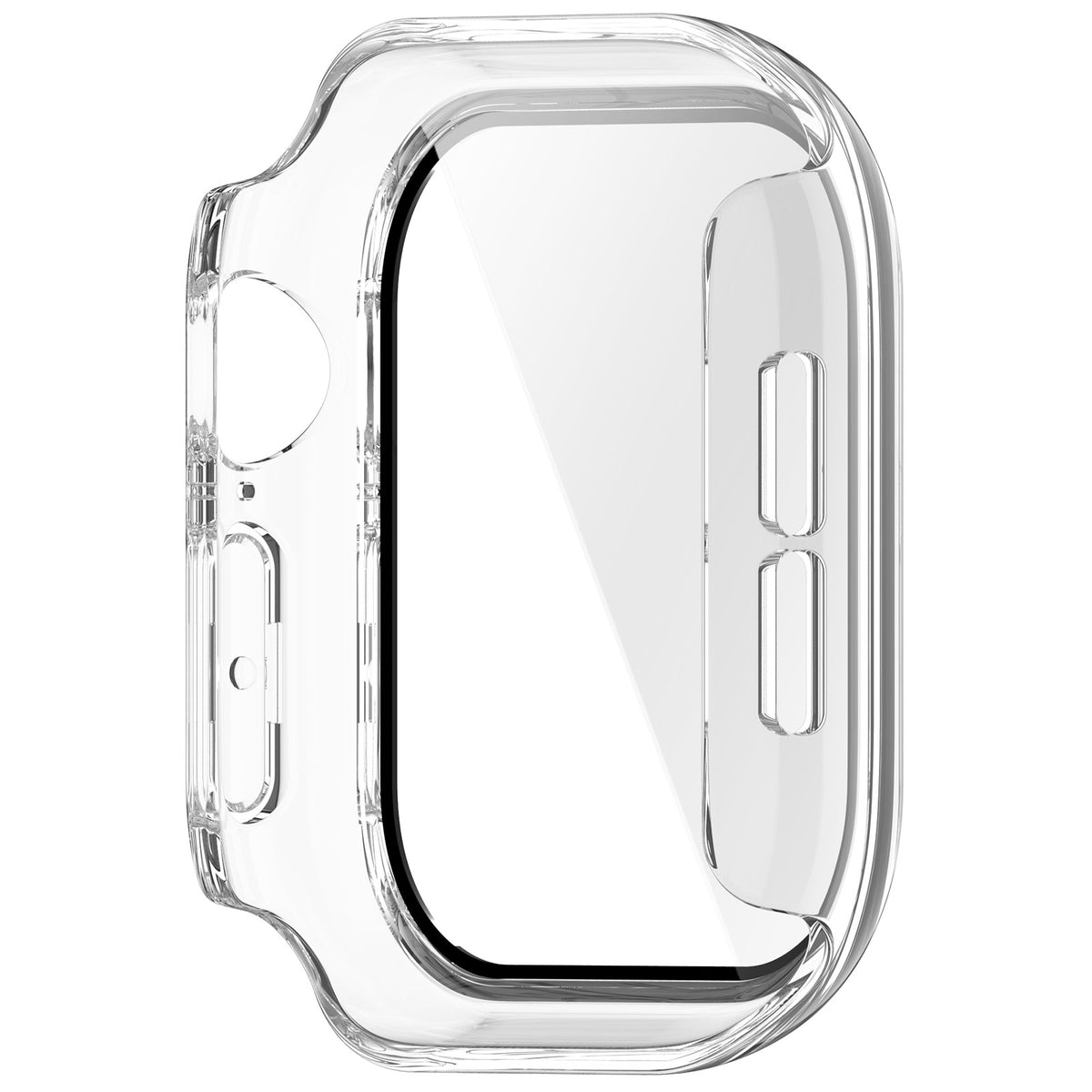 Apple Watch 12 - 42mm Hartschalenhülle mit Glas (Transparent)