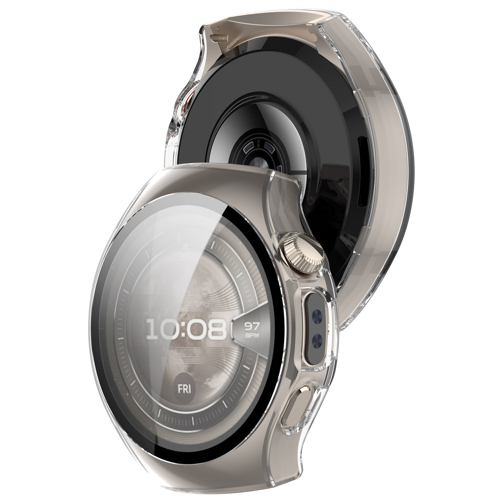 Huawei Watch 5 - 42mm Hartschale mit Glass (Transparent)
