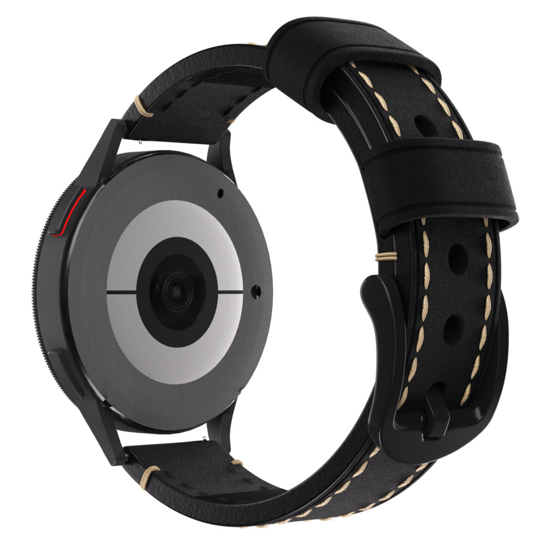 Huawei Watch GT 6 - 41mm Echtes Lederarmband (Schwarz)