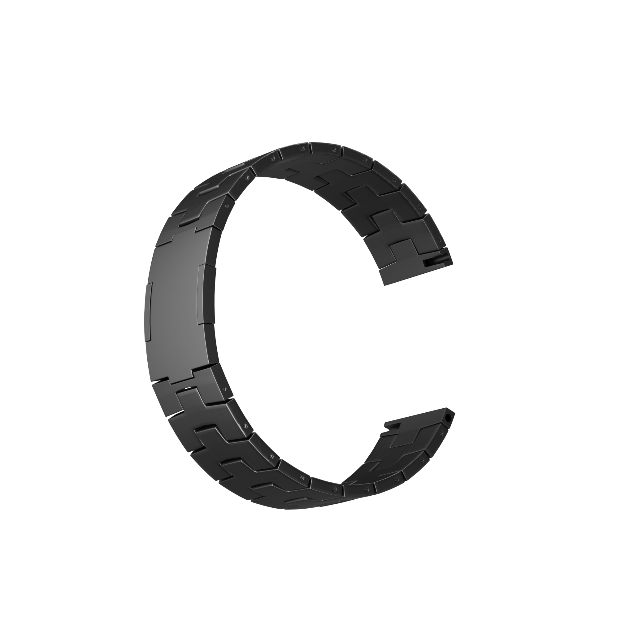 OnePlus Watch 3 Titan Grainarmband (flacher Verschluss) (Graphit)