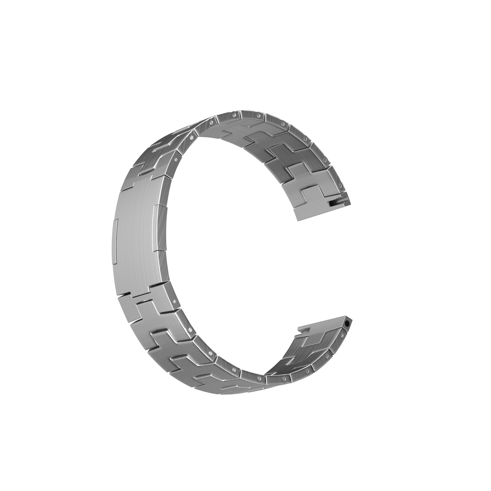 CMF Watch Pro 2 Gebürstetes Titan-Armband (flache Schließe) (Silber)