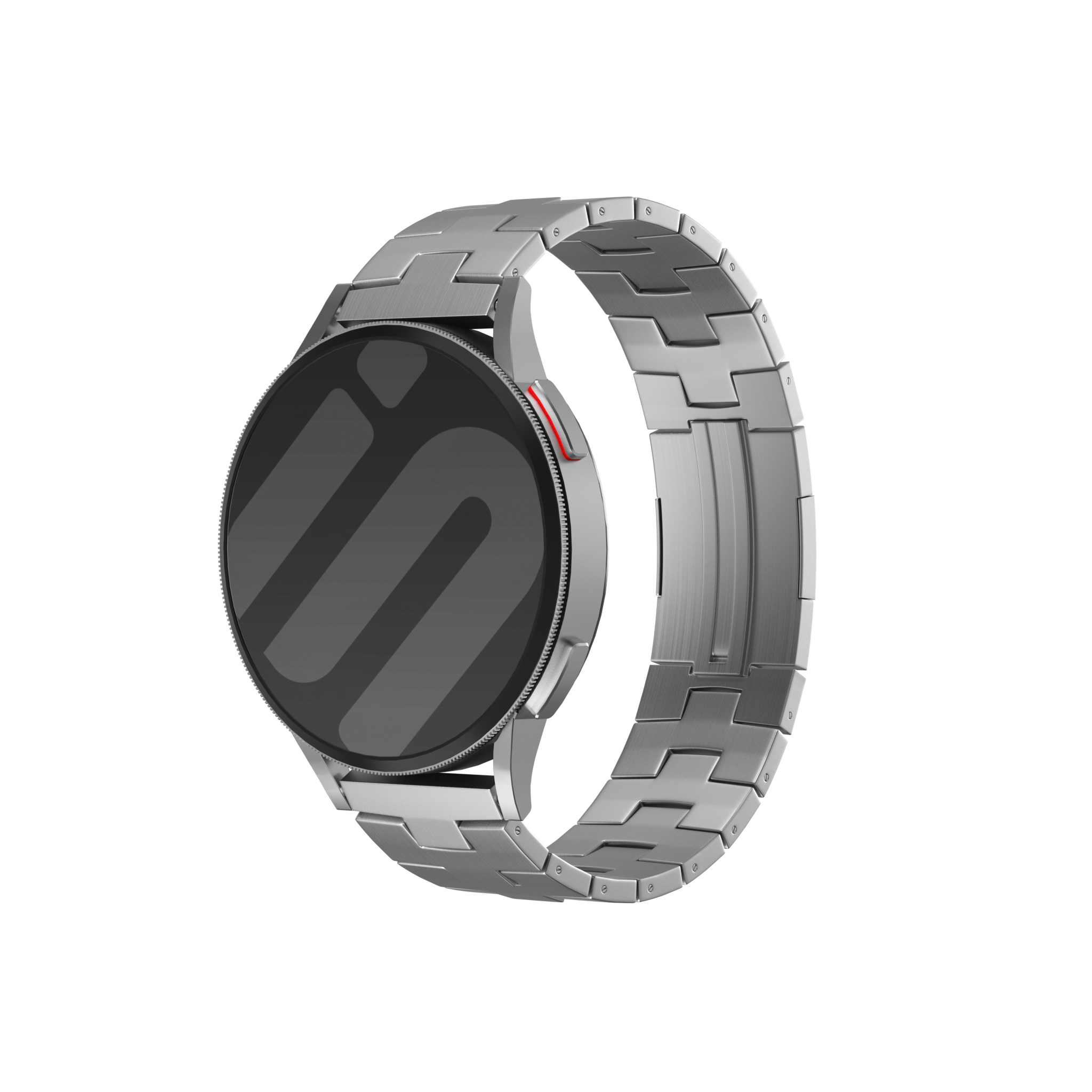 Huawei Watch GT 5 - 46mm Gebürstetes Titanarmband (flacher Verschluss) (Silber)