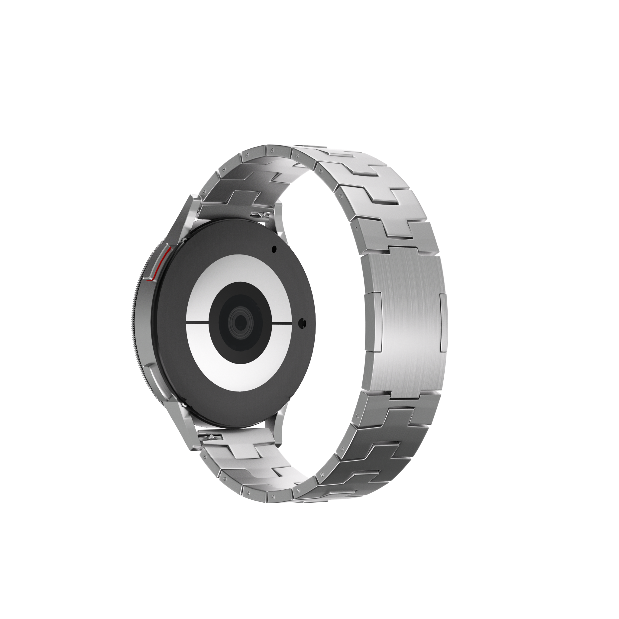 Suunto 9 Peak gebürstetes Titanarmband (flache Schnalle) (Silber)