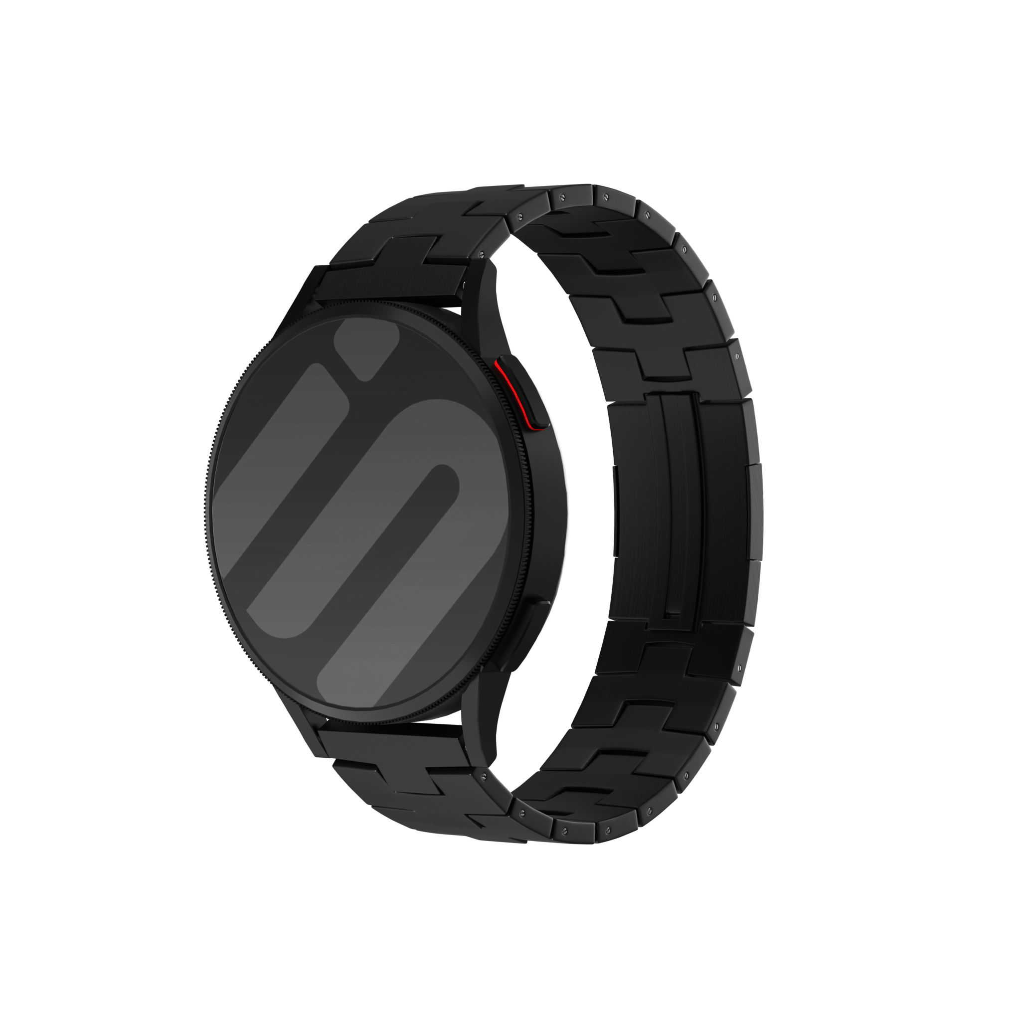 Amazfit Balance Geburstetes Titanarmband (Flache Schnalle) (Schwarz)