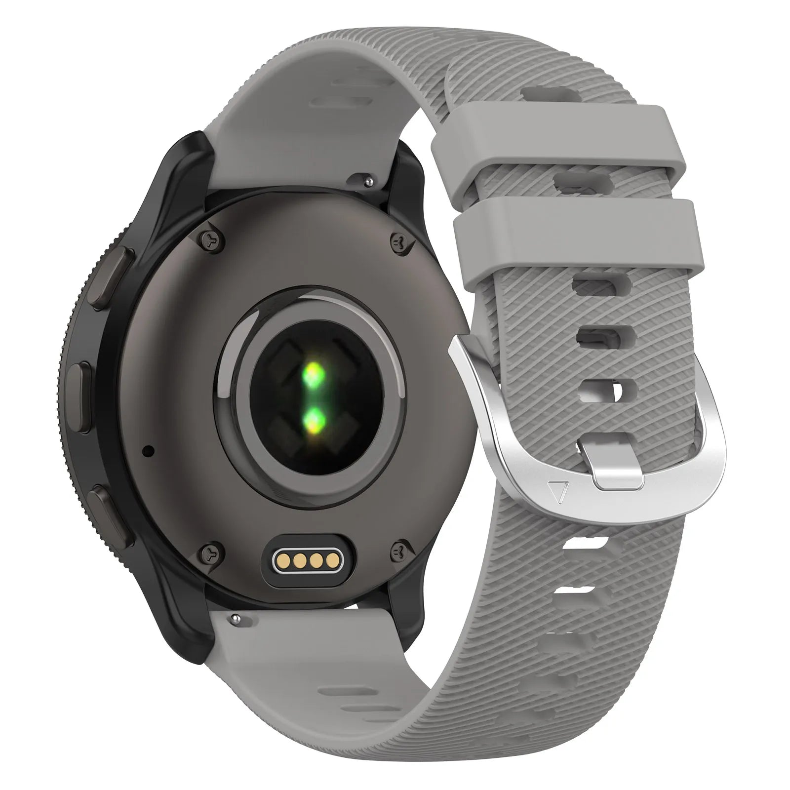 Coros Apex 4 - 42mm Silikonarmband (Hell Grau)