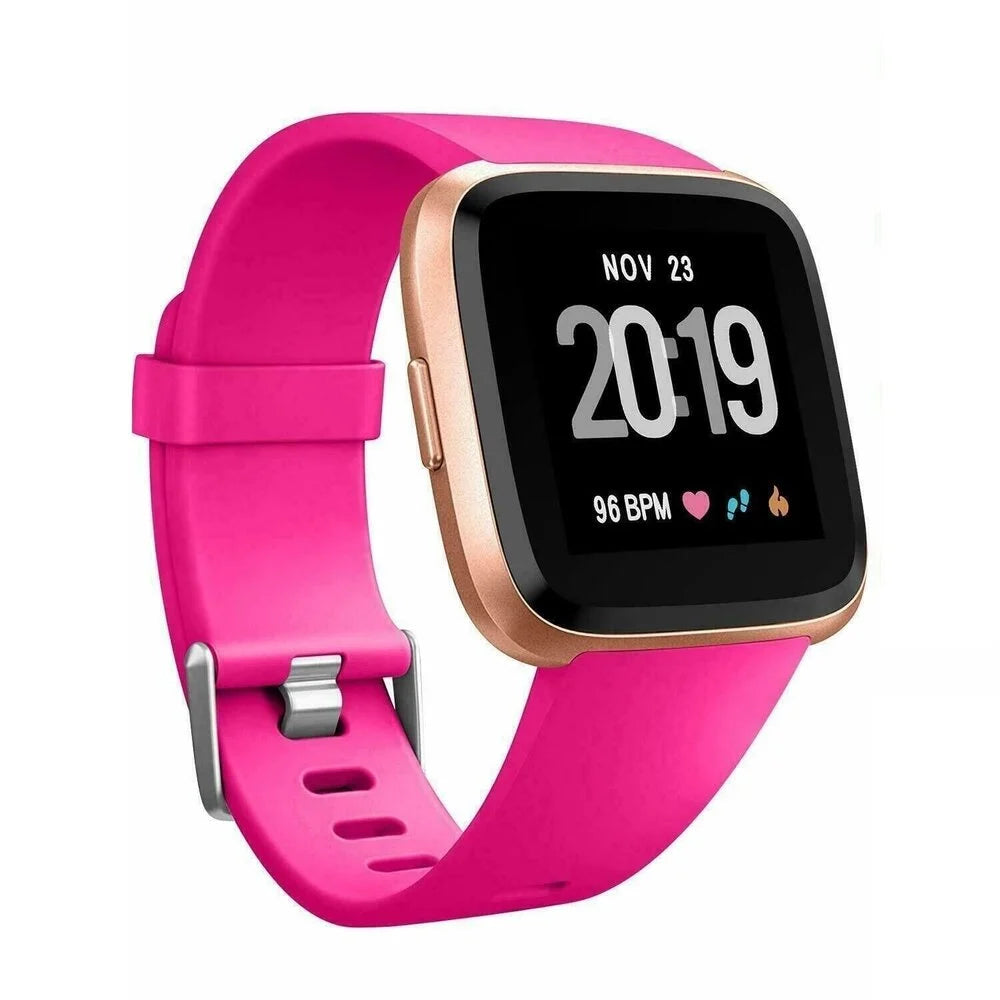 Fitbit Versa / Versa 2 Silikonarmband (Pink)