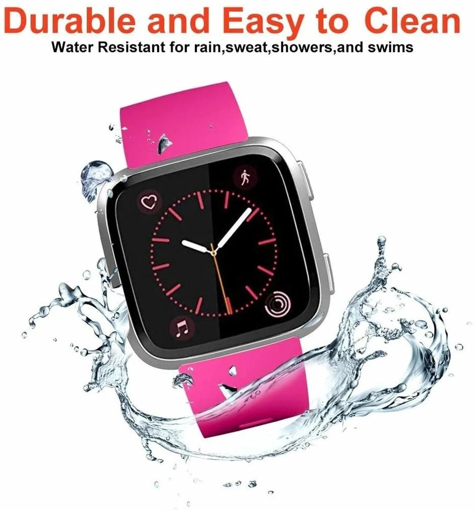 Fitbit Versa / Versa 2 Silikonarmband (Pink)