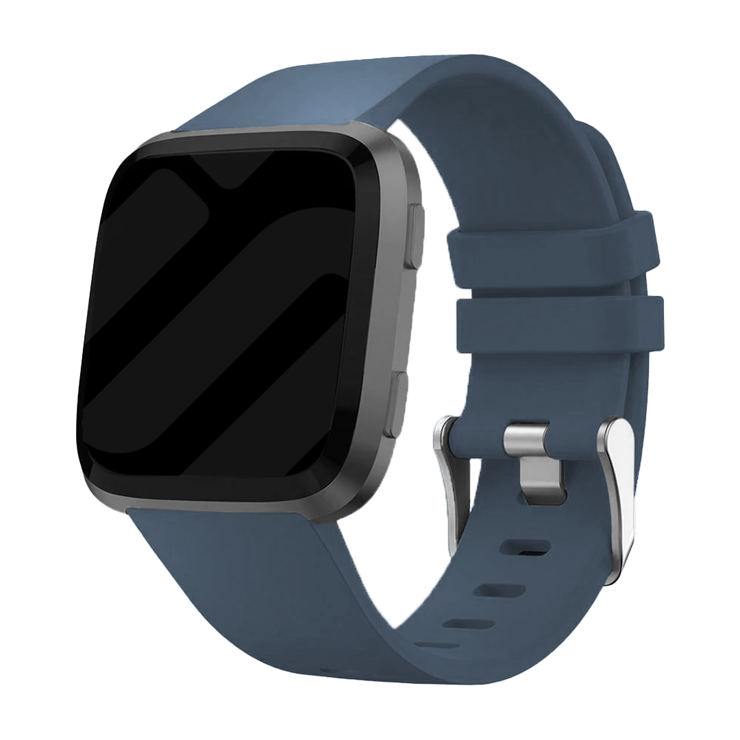 Fitbit Versa / Versa 2 Silicone Strap with Buckle (Greyblue)