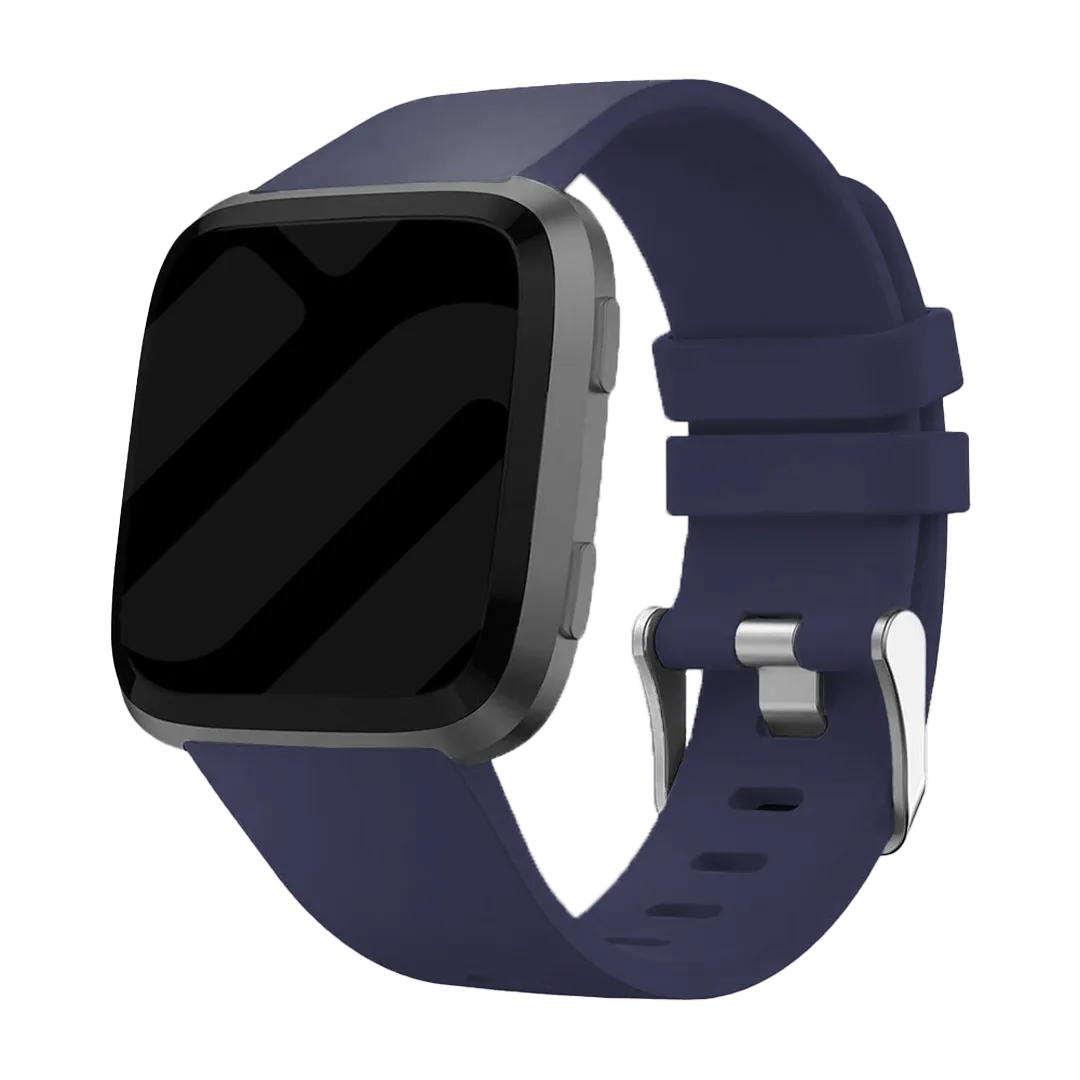 Fitbit Versa / Versa 2 Silikonarmband (Dunkelblau)
