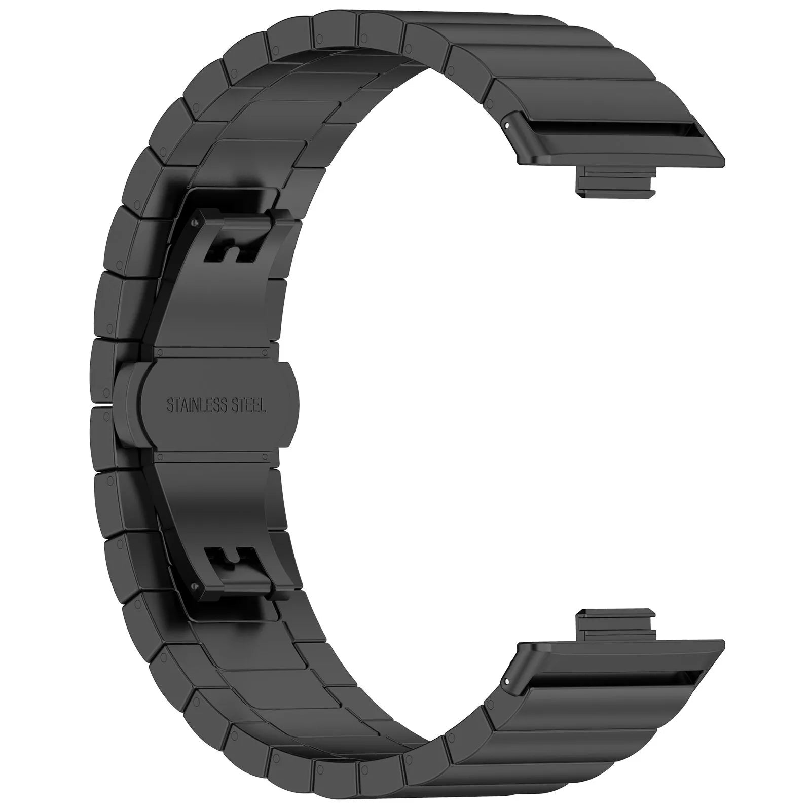 Huawei Watch Fit 4 Luxuriöses Metalarmband (Schwarz)